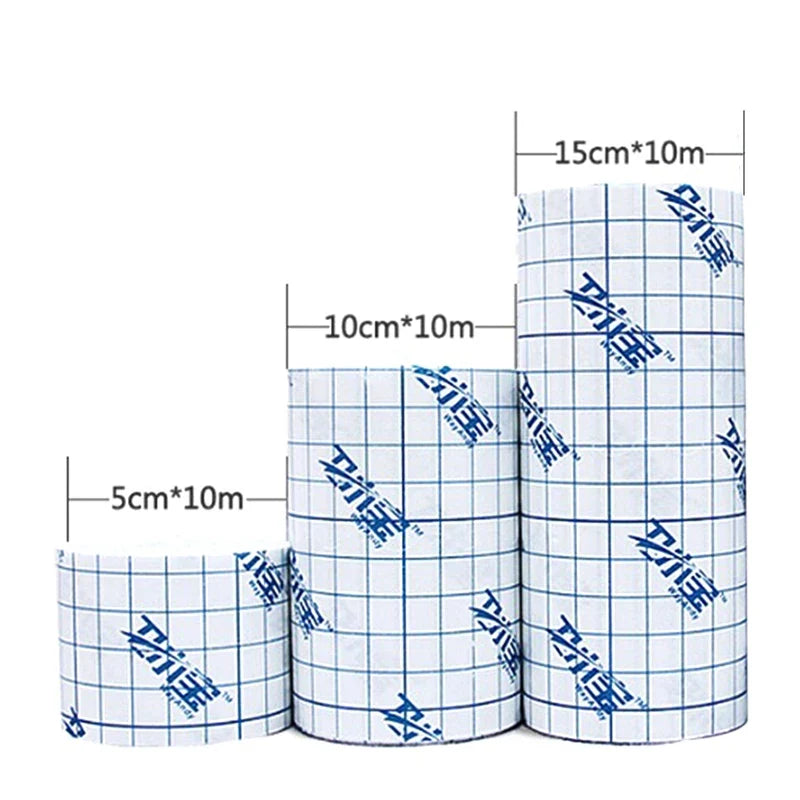 Waterproof Adhesive Wound Fixation Tape – 3 Sizes, 10m Roll