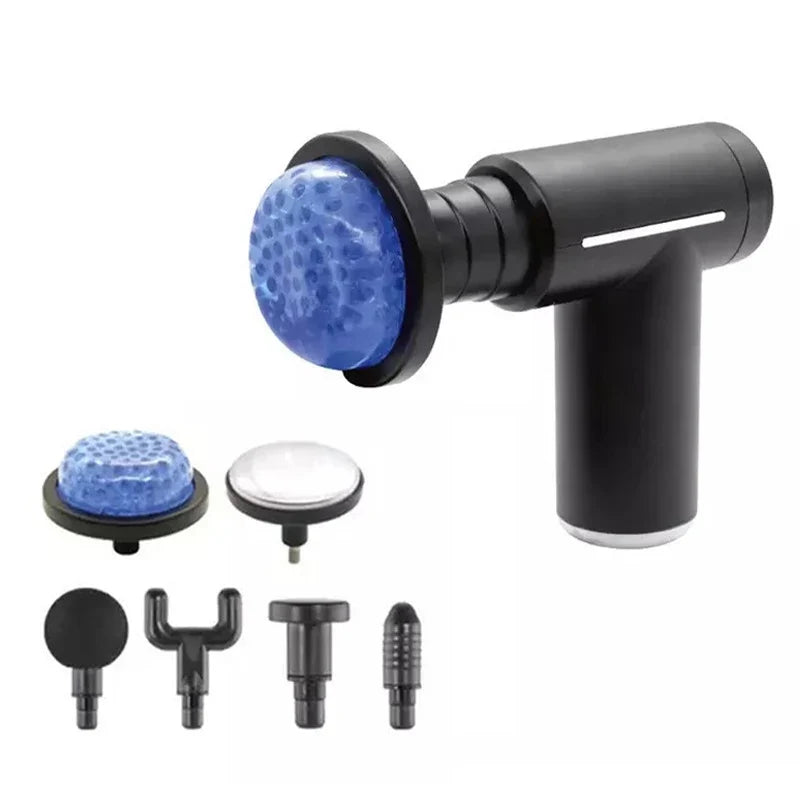 Percussion Massage Gun Cold & Hot Compress | 6 Heads 6 Speeds