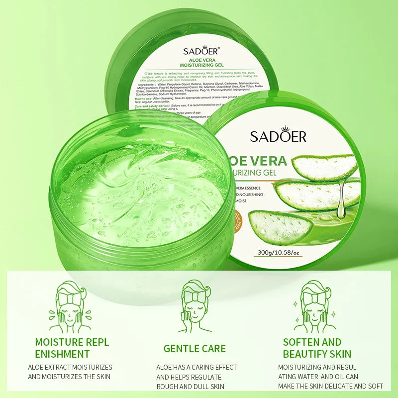 300g Aloe Vera Moisturizing Gel – Hydrating & Brightening