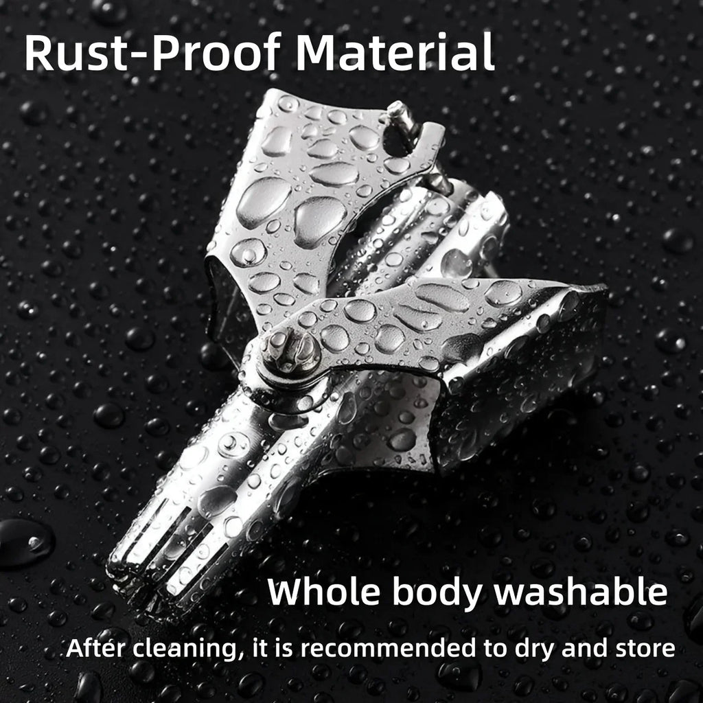 Manual Nose Hair Trimmer Men Women Stainless Steel Waterproof No