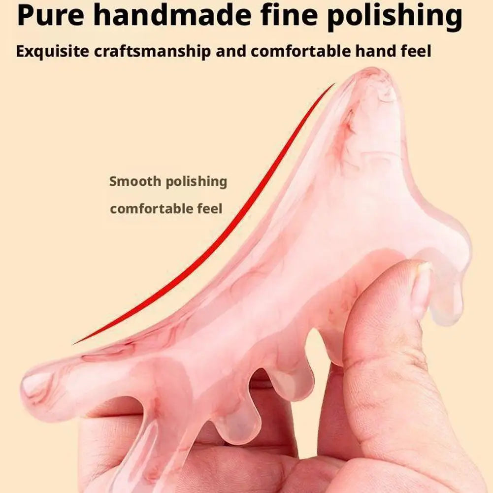 4-in-1 Scalp Comb Massager – Gua Sha Head, Face & Body Tool