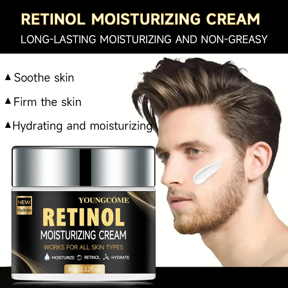 Retinol Collagen Men's Face Cream Skincare Moisturizing Brightening