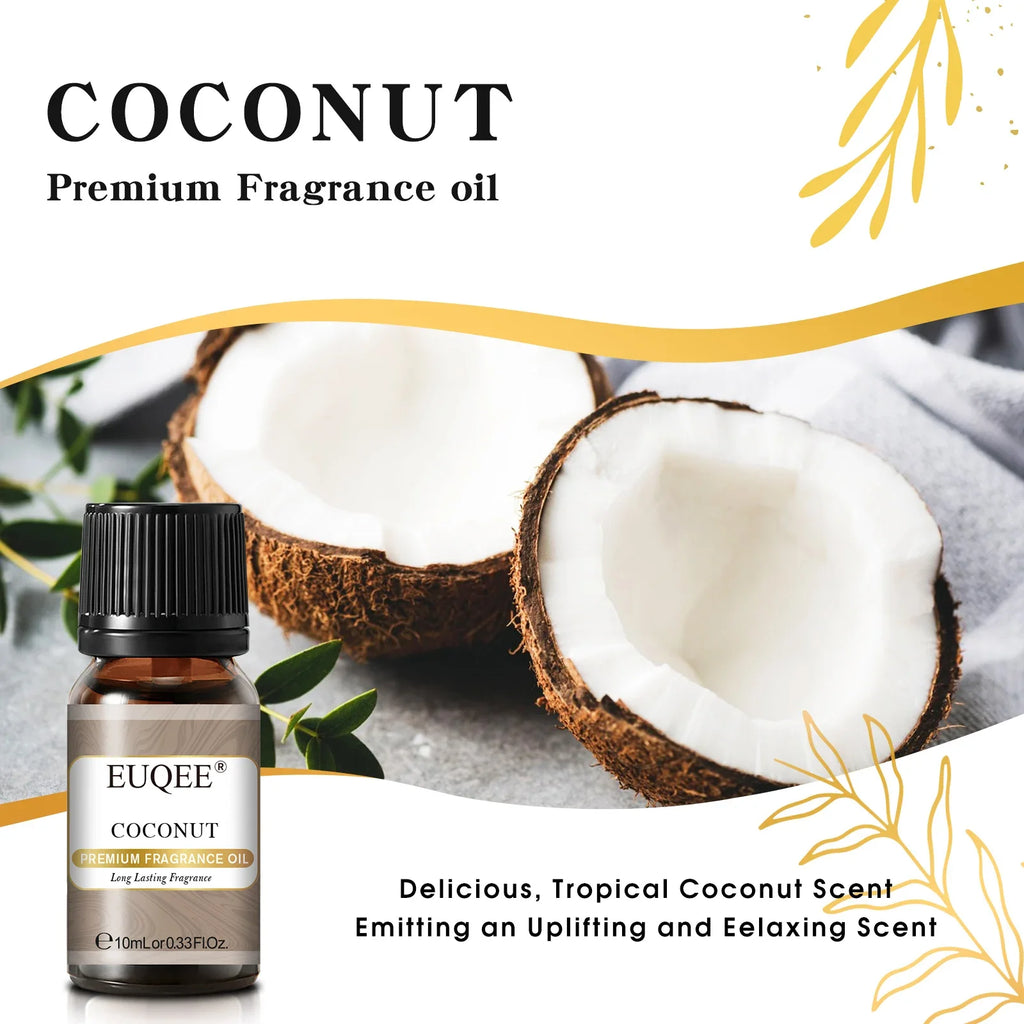 EUQEE 10ml Fragrance Oil – Diffuser, Candle & Aromatherapy
