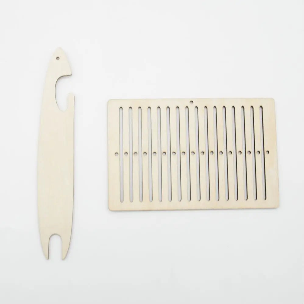 2-Pc Wooden Weaving Loom Kit – Bracelet, Bag, Belt & Strap