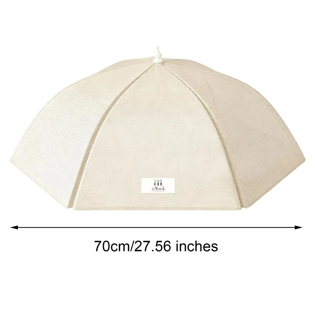 70cm Foldable Mesh Food Cover Tent – Fly-Proof Outdoor Dome