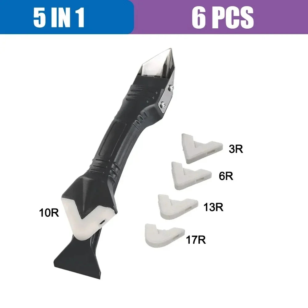Caulk & Silicone Scraper Tool | Window & Glass Cleaner