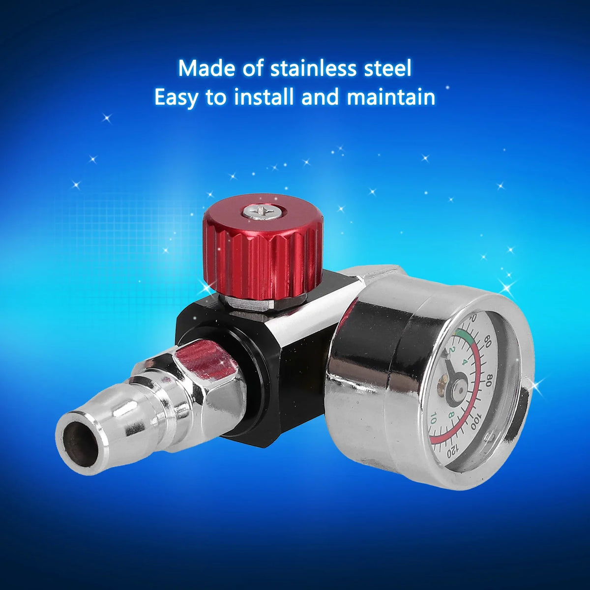 G1 Thread Spray Paint Gun Air Pressure Regulator Regulating Adjusting