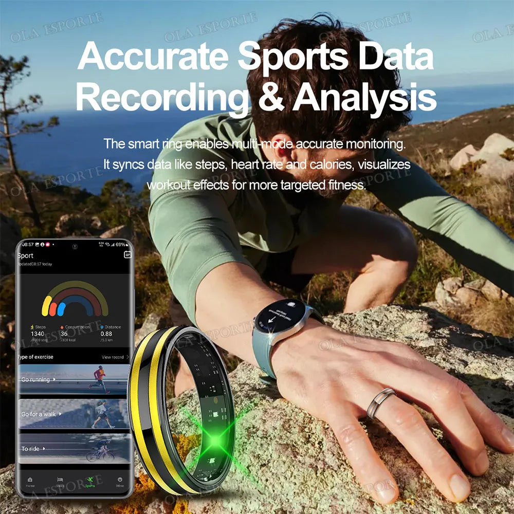 Ola Esporte Smart Ring – Fitness & Health Tracker | Unisex
