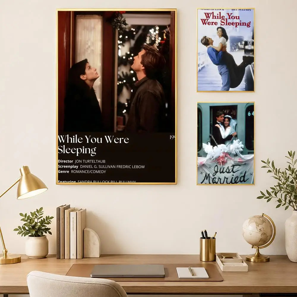 While You Were Sleeping Movie Poster – Self-Stick HD PVC Wall Art
