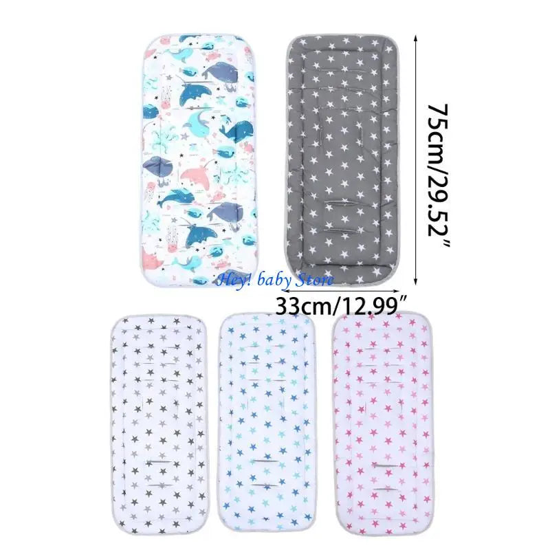 Baby Stroller Cushion Pad | Soft Cotton Infant Car Seat Liner