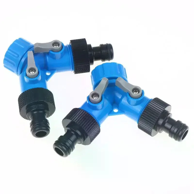 3/4" Y-Shaped Garden Hose Splitter – Faucet Irrigation Adapter