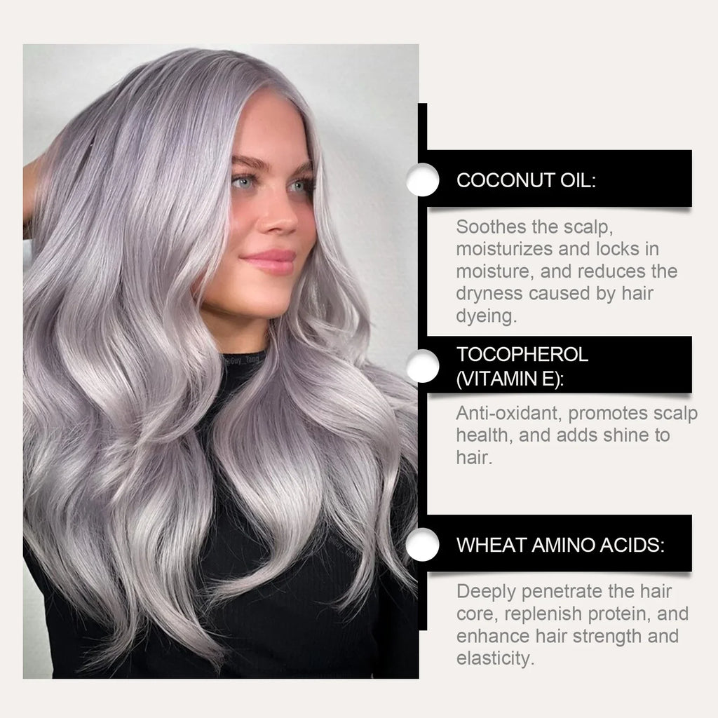 HOEGOA Temporary Gray Hair Spray – Smoky Silver, Washable