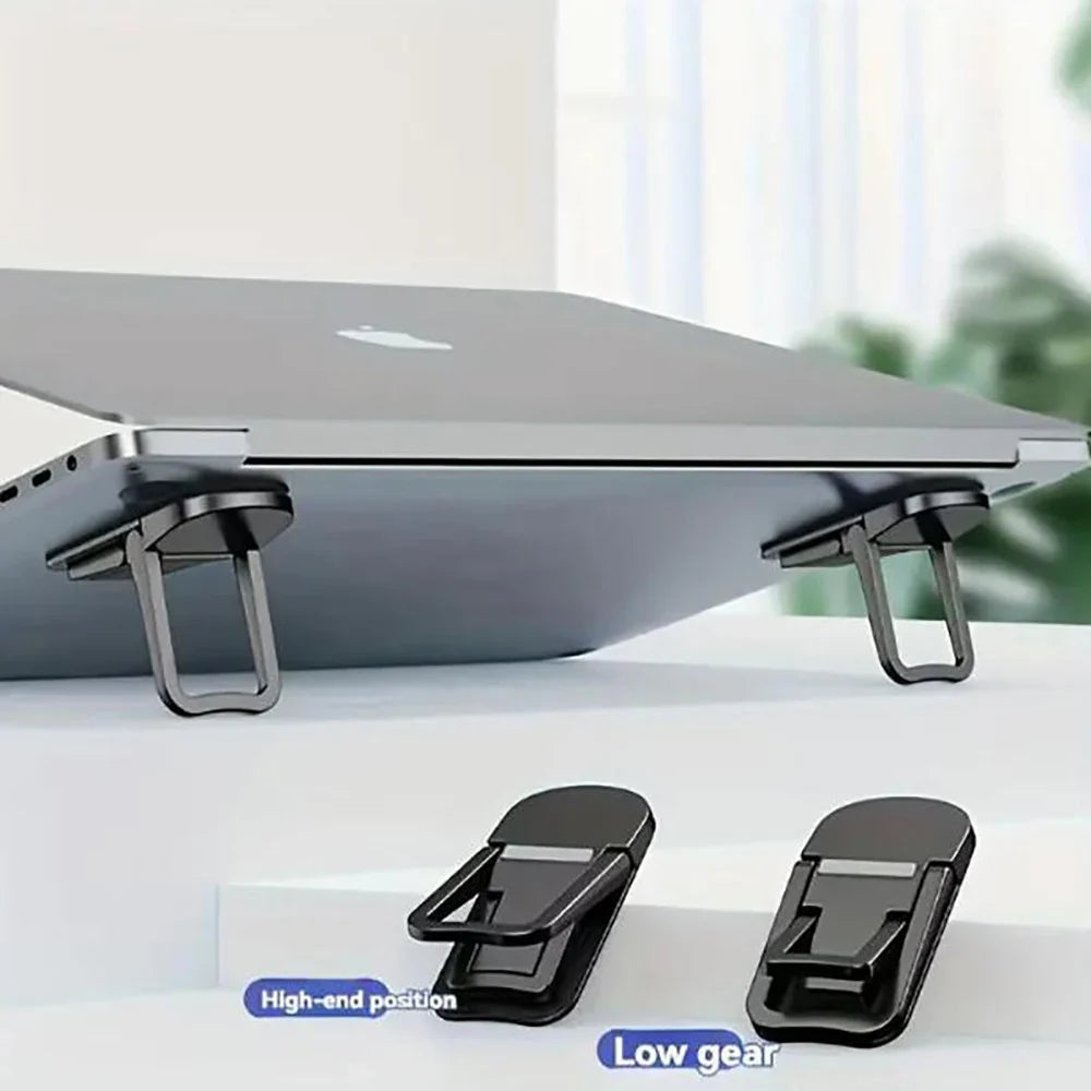 Foldable Mini Laptop Stand Legs Ultra-Thin Cooling Feet 2pcs