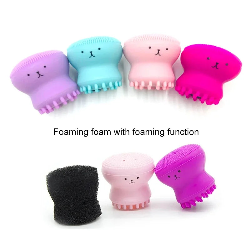Silicone Face Cleansing Brush – Deep Pore Scrub Exfoliator