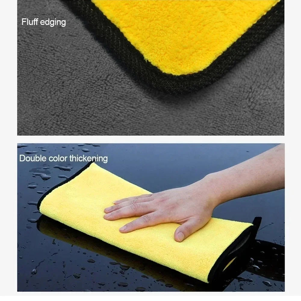 Microfiber Car Washing Towel | Double Layer Drying Cloth