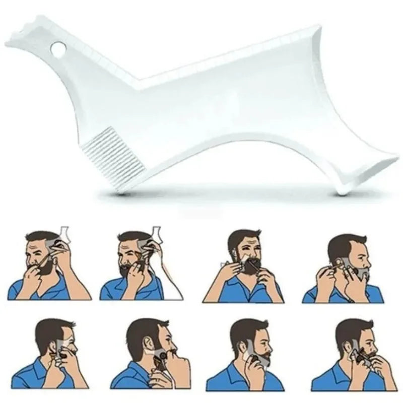 5-Pack Men's Double-Sided Beard Shaping Comb Styling Tool