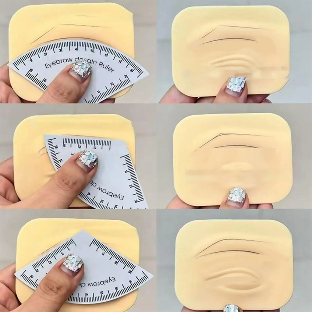 Reusable Eyebrow Ruler – Brow Shaping & Design Tool