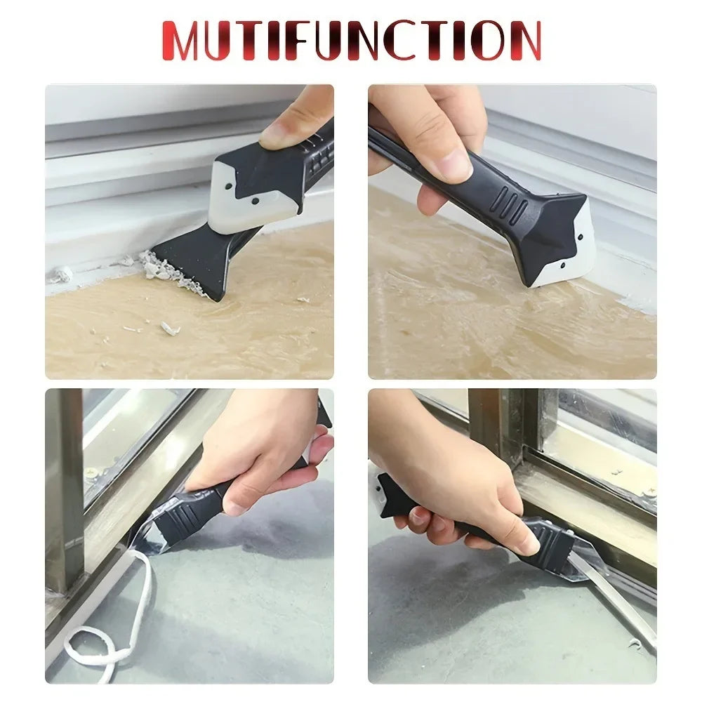 Caulk & Silicone Scraper Tool | Window & Glass Cleaner