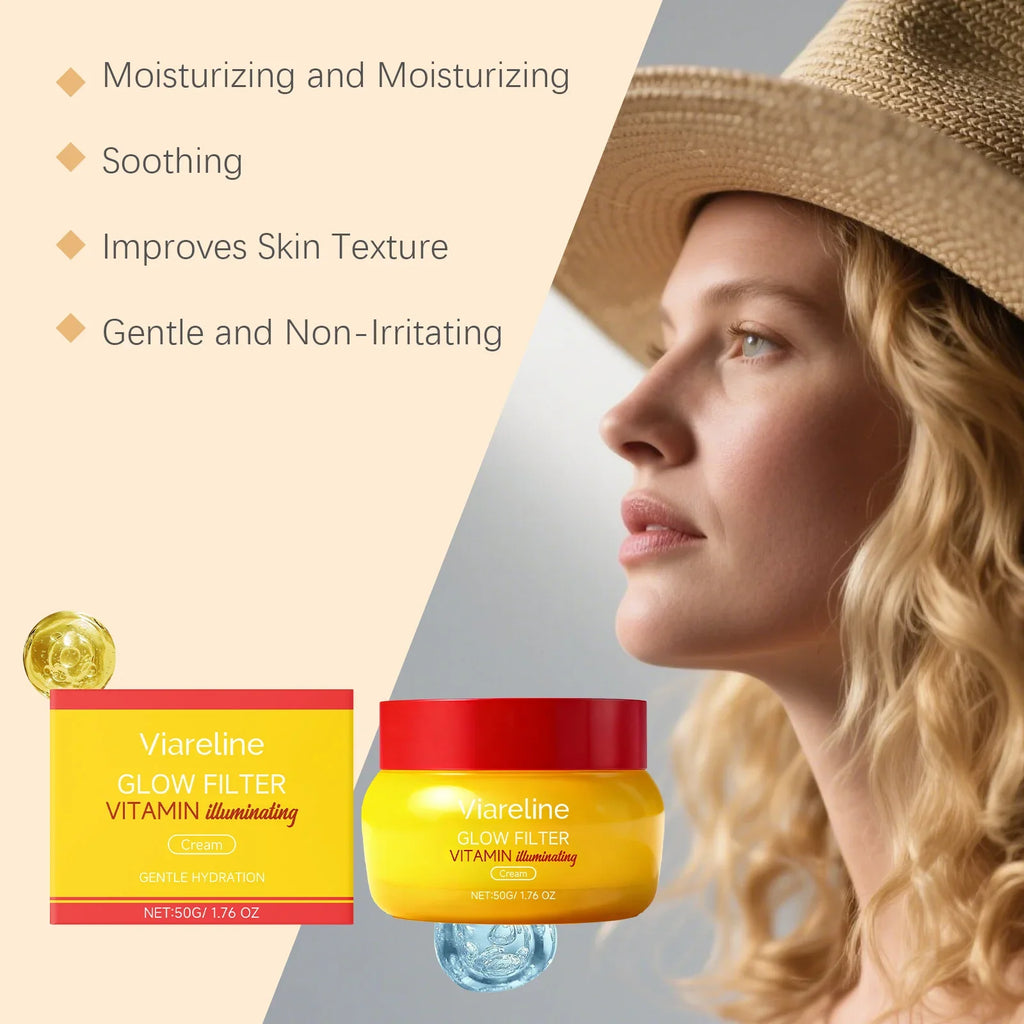 Vitamin Brightening Cream Hydrating Firming Glowing Smoothing