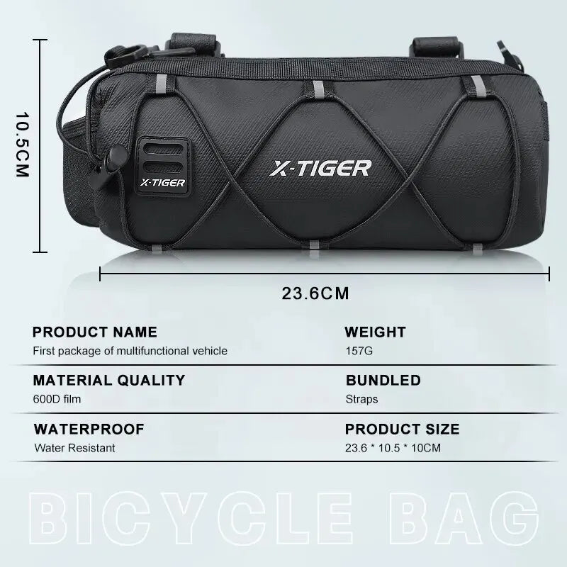 X-TIGER Waterproof Bike Handlebar Bag – MTB Cycling Backpack