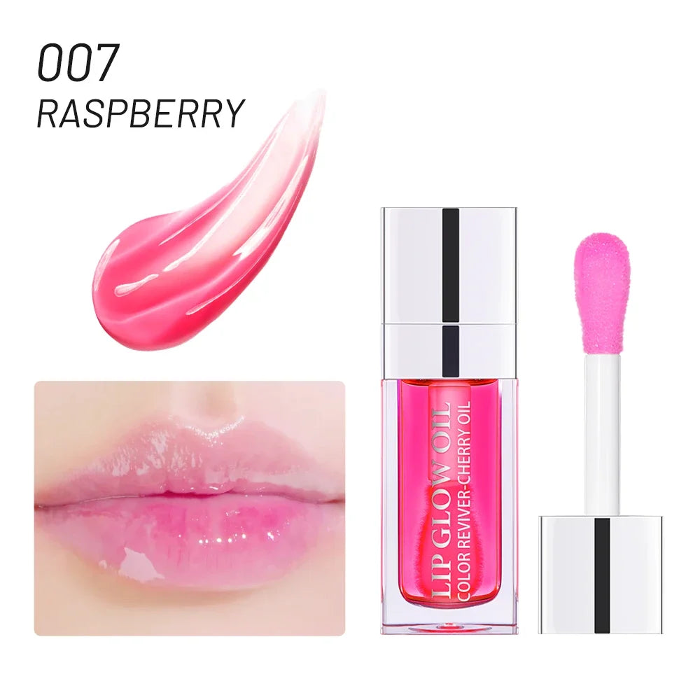 Crystal Jelly Lip Oil Gloss – Plumping & Hydrating, 10 Colors