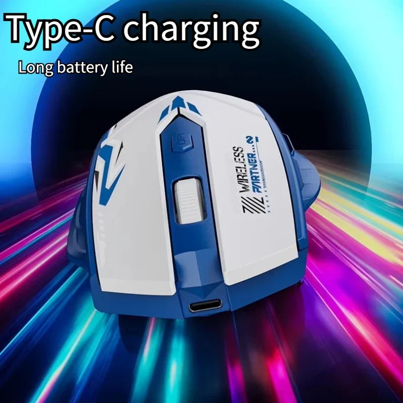 DIXSG Bluetooth 5.2 Dual-Mode Wireless Mouse – 1600 DPI, 6 Button