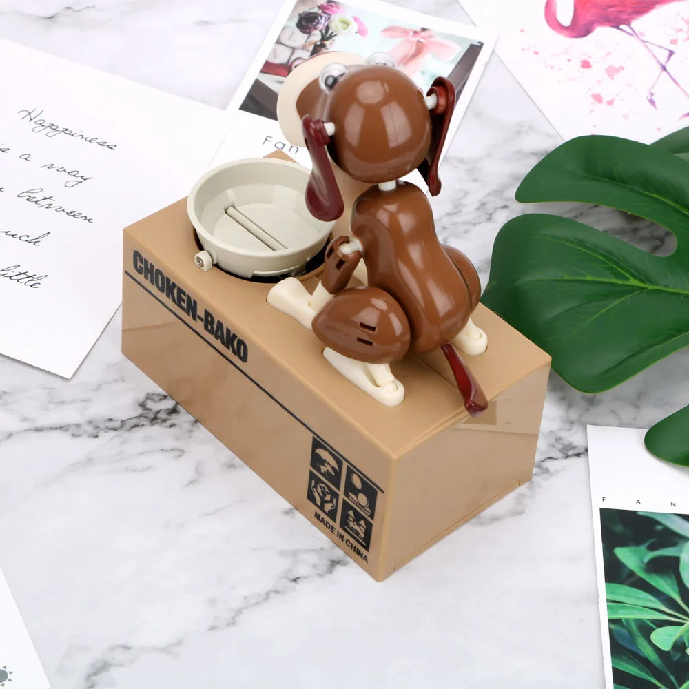 Robotic Dog Coin Bank – Interactive Electronic Piggy Bank for Kids