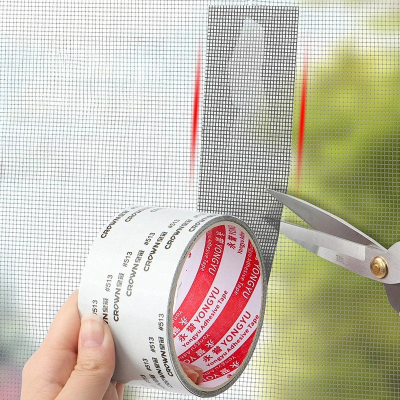 Waterproof Window Screen Repair Tape Fix Self-adhesive Net Patch