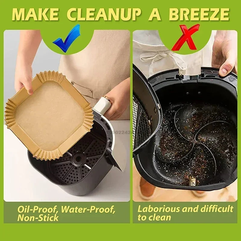 Air Fryer Parchment Liners – Nonstick Greaseproof Baking Paper