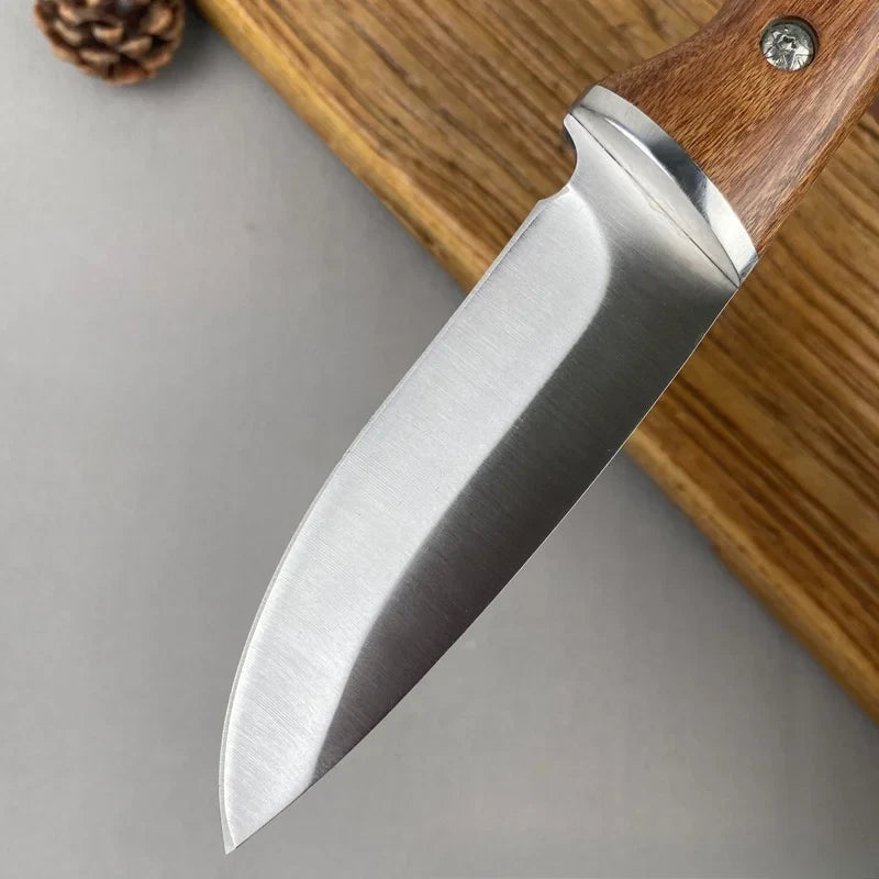 Handmade Forged Boning Knife – Stainless Steel & Rosewood Handle