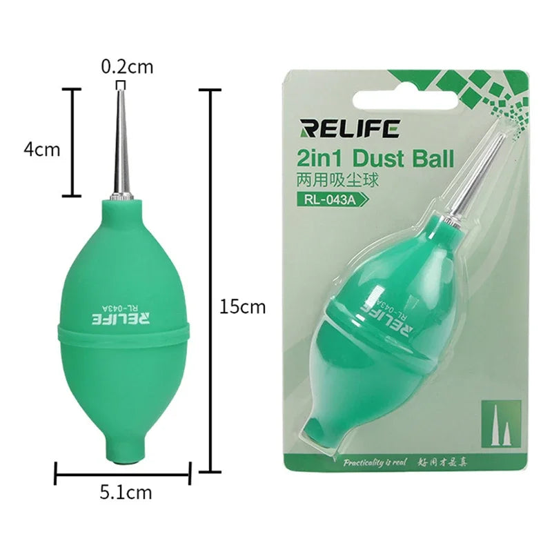 2-in-1 Air Blower Ball & Cleaning Pen for Phone, Keyboard & Lens