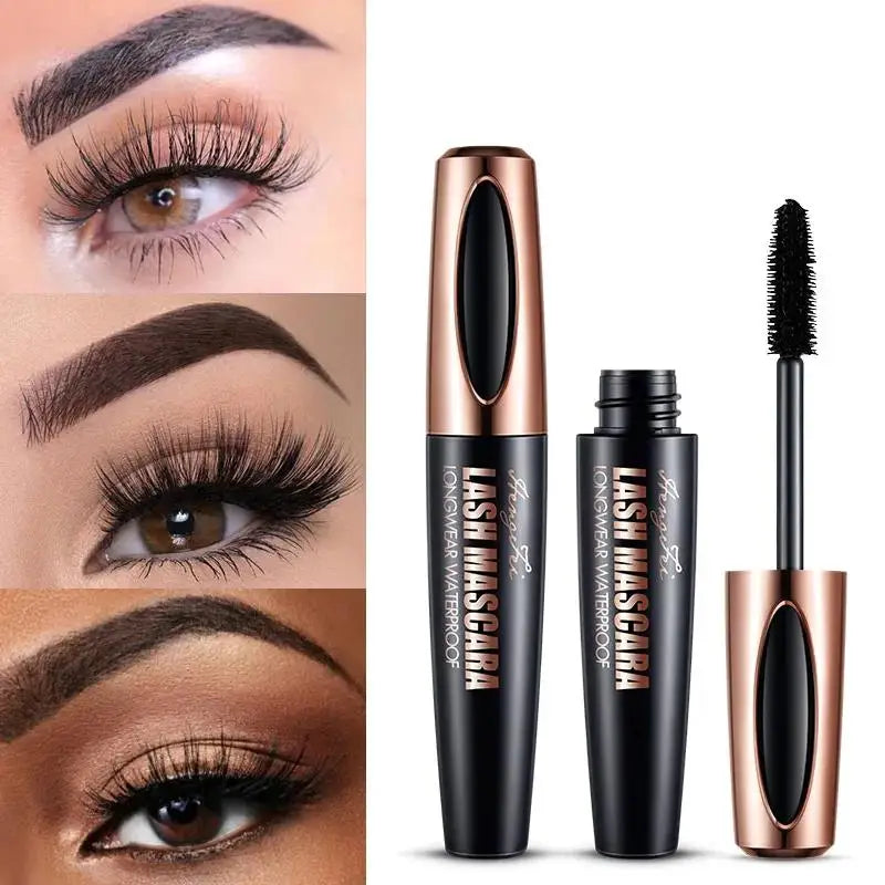 Eldridge 4D Silk Fiber Waterproof Mascara – Volume & Length