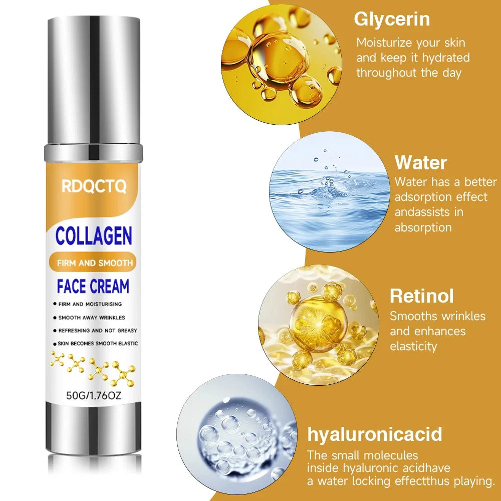 Collagen Face Cream – Firming, Hydrating Lightweight Moisturizer