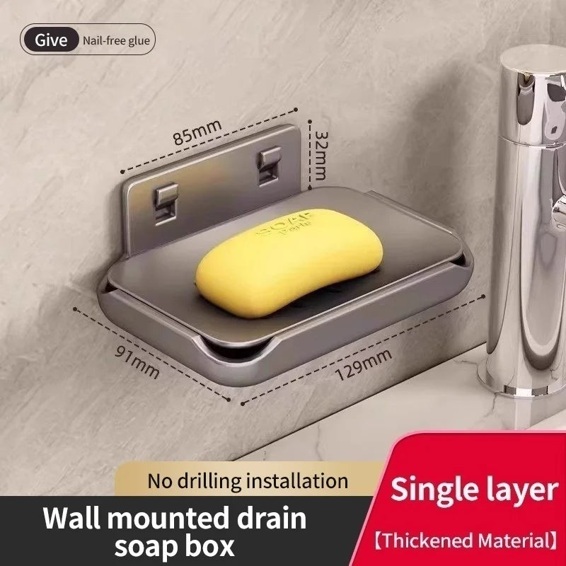 Bathroom Corner Shelf – Punch-Free Wall Mount Shower Organizer