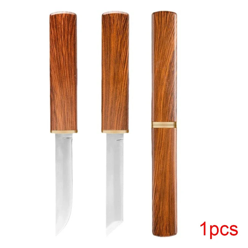 2-in-1 Mini Stainless Steel Fruit Knife – Sharp Portable Kitchen