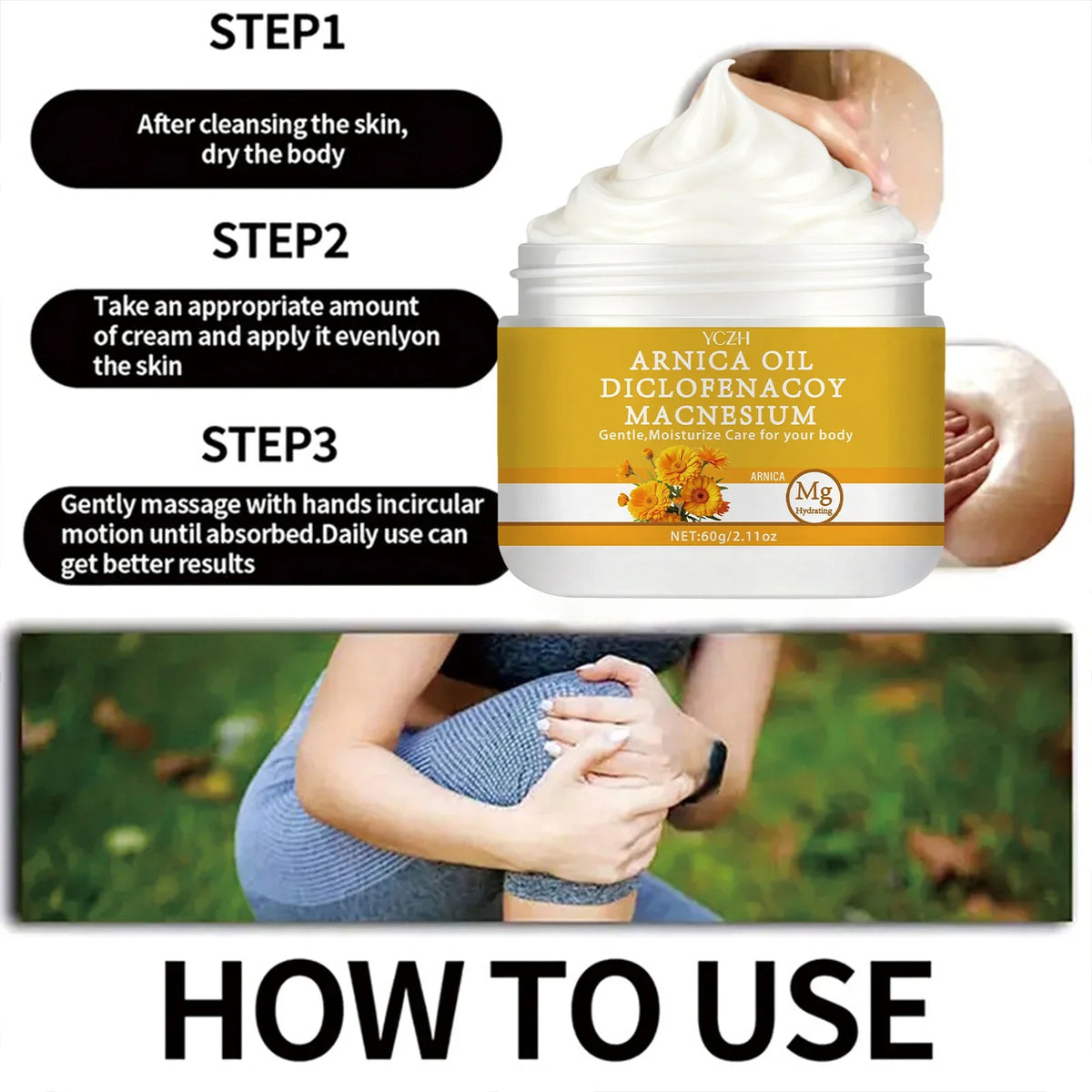 Firming Body Cream – Retinol, Hyaluronic Acid & Ginger | YCHZ