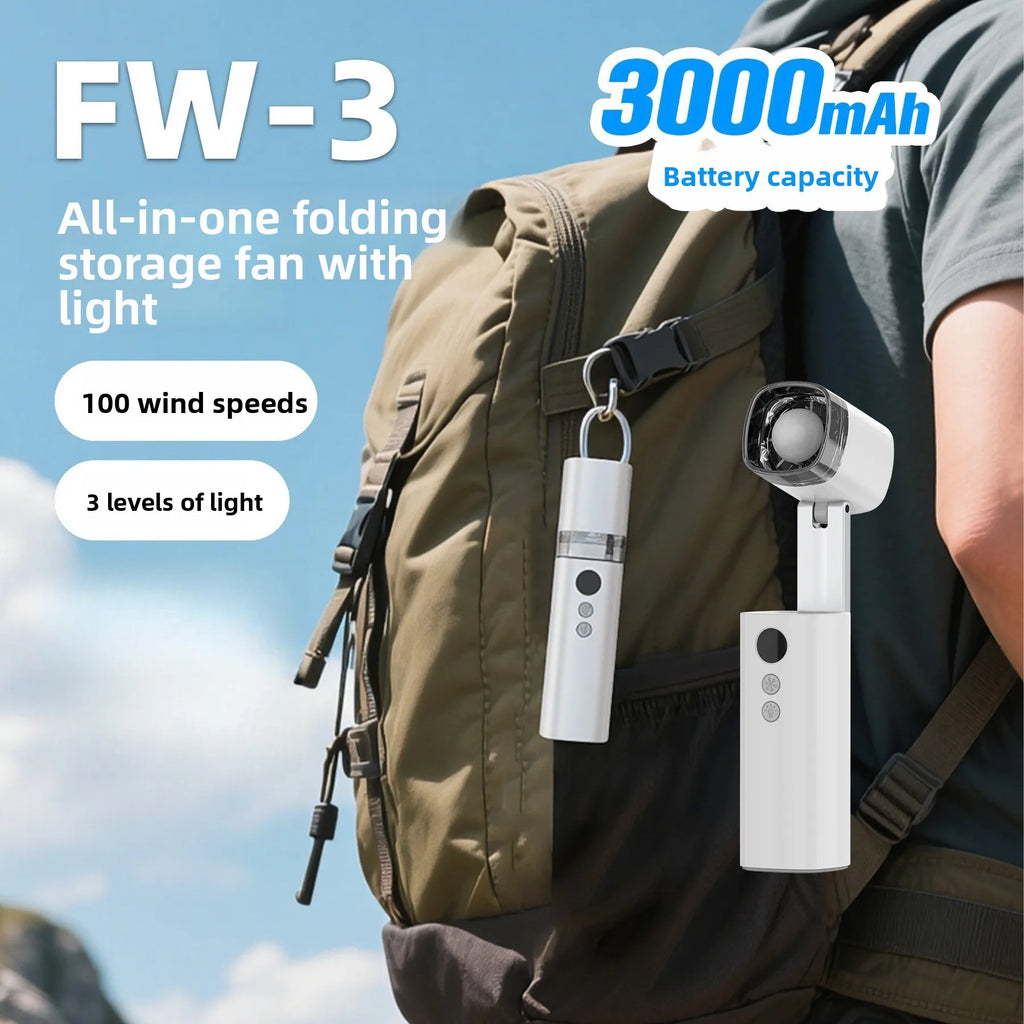Mini USB Rechargeable Portable Fan – Desk & Outdoor Cooling