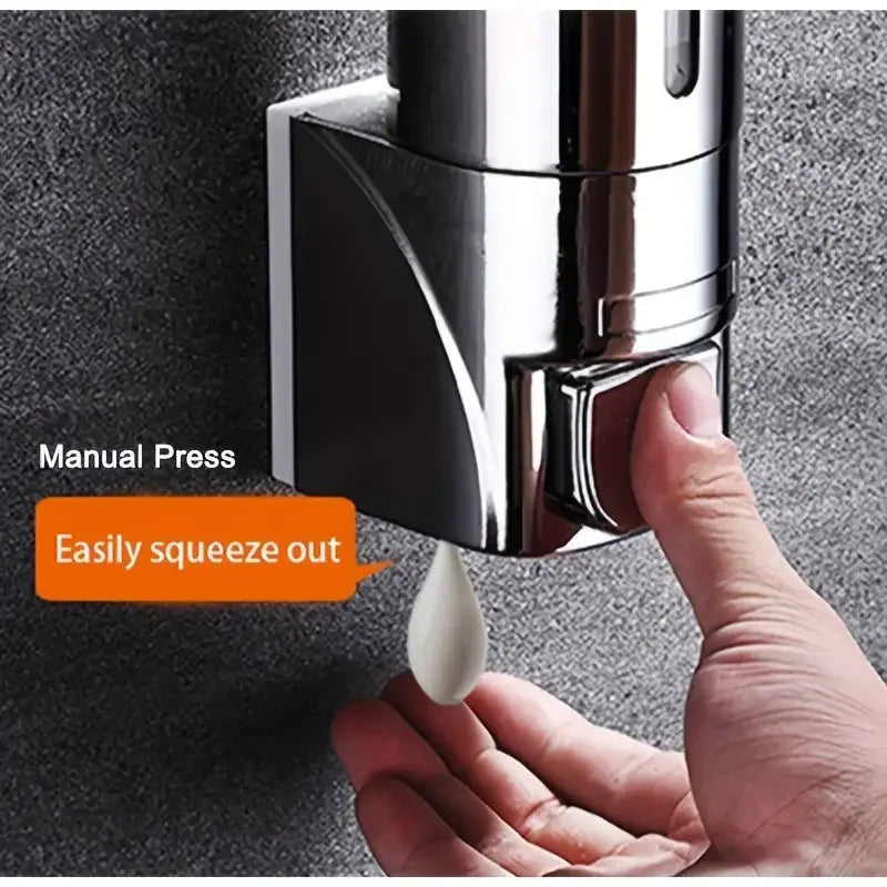 YANKE Wall Mounted Soap Dispenser | Stainless Steel, Battery Free