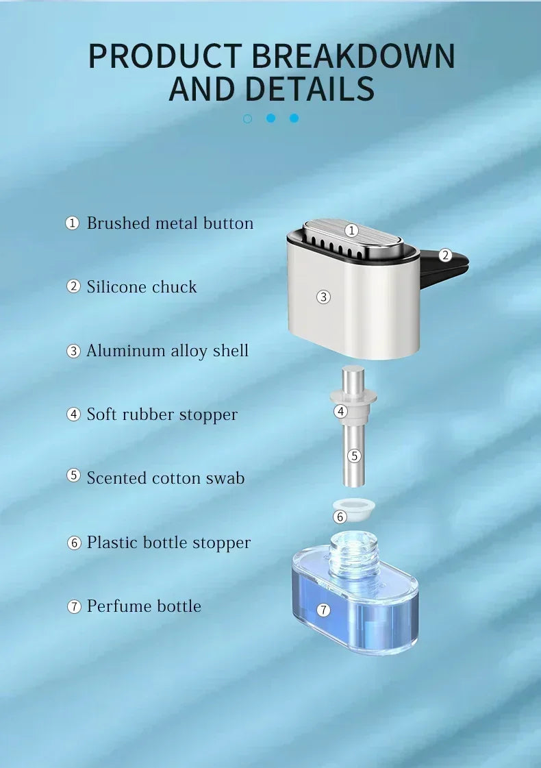 Car Air Outlet Freshener Creative Vent Perfume Diffuser Aromatherapy