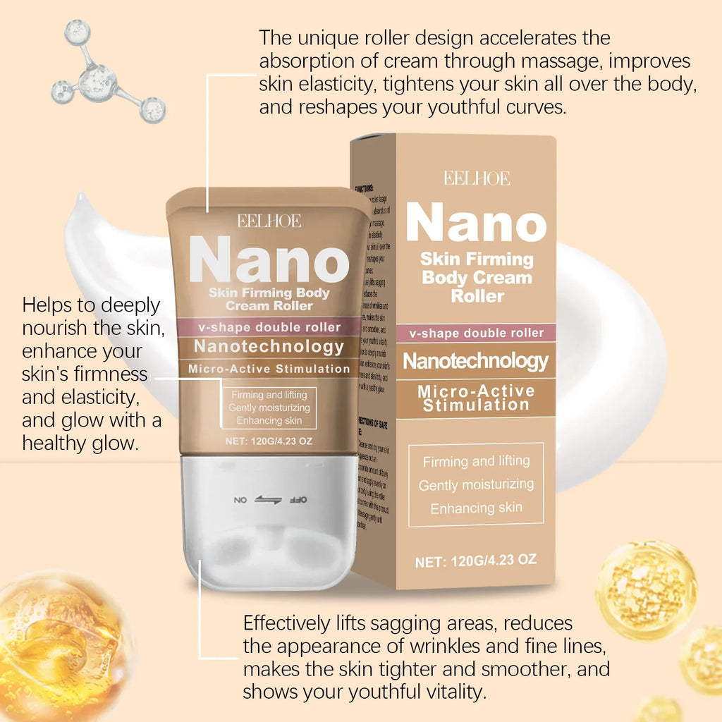 EELHOE Bee Venom Firming Body Cream Roller + Vitamin E 120g