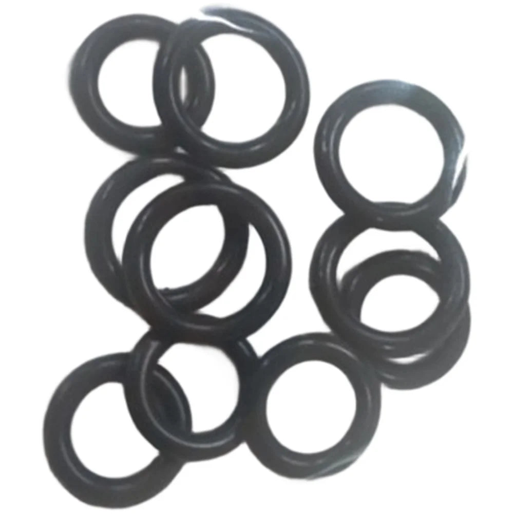10-Pack Black FKM O-Rings – High-Temp Sealing Gasket Kit