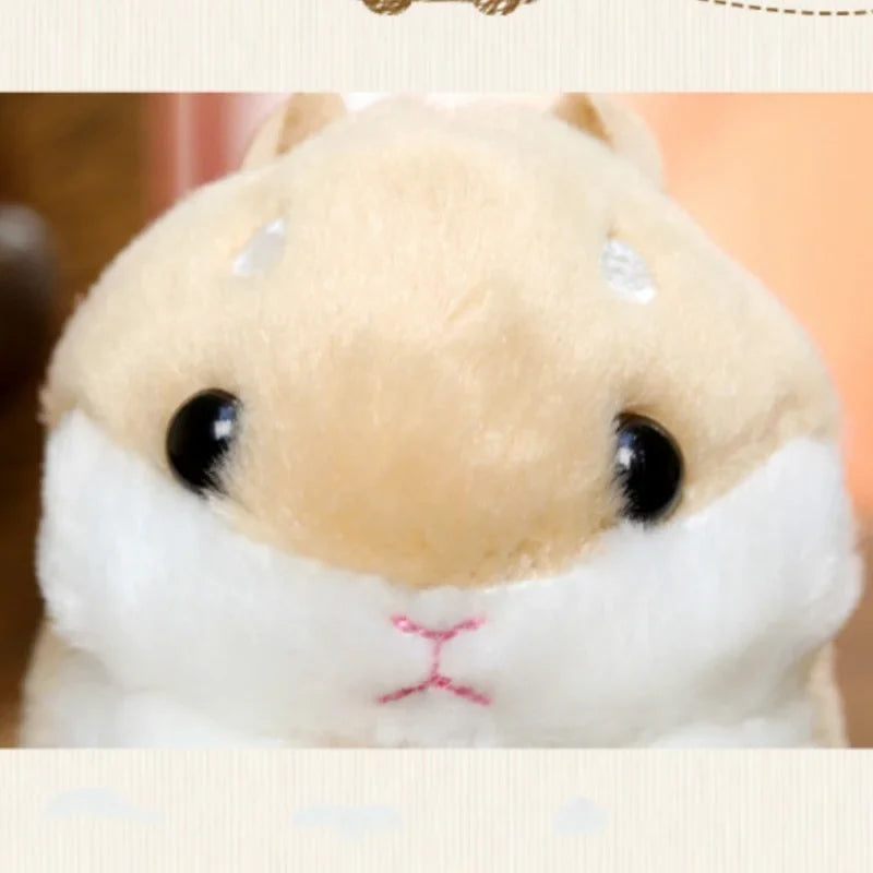 Kawaii Hamster Keychain – Fluffy Faux Fur Pompom Bag Charm