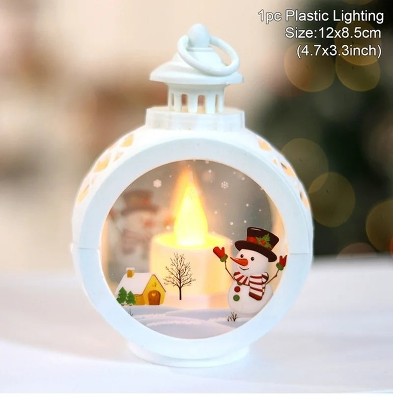 Christmas Round Wind Light – Festive Home Decor Ornament