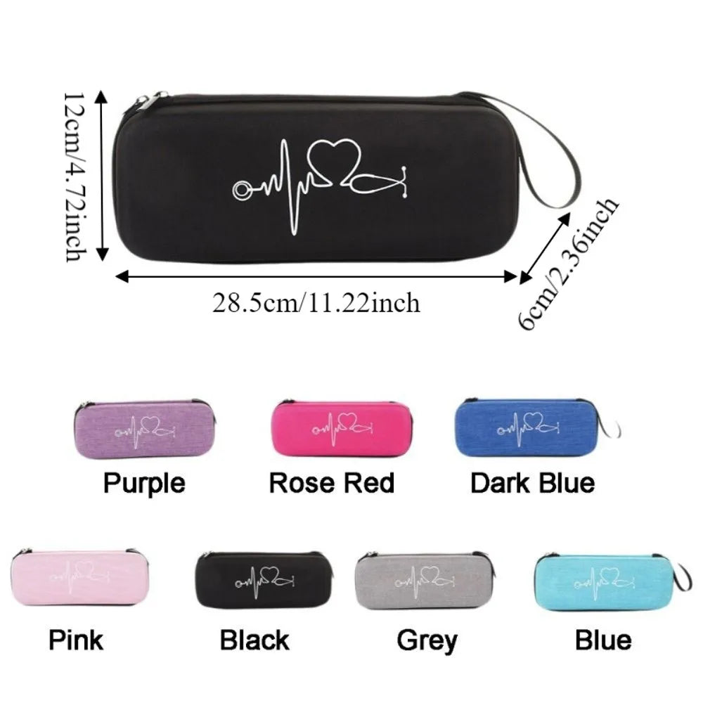 EVA Hard Shell Stethoscope Carrying Case – Shockproof Zipper Bag