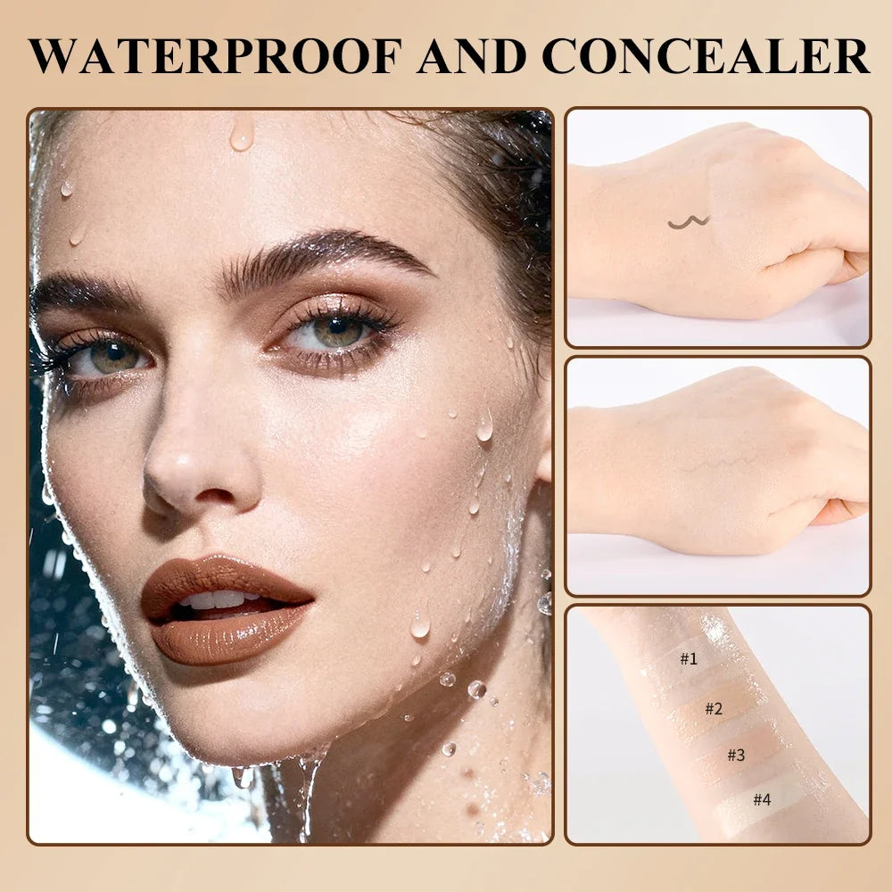Airbrush Spray Foundation – Matte, Waterproof, Buildable Coverage