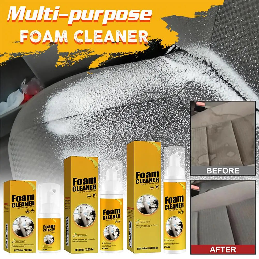 Multipurpose Foam Cleaner Spray – Car Interior & Seat Stain Remover