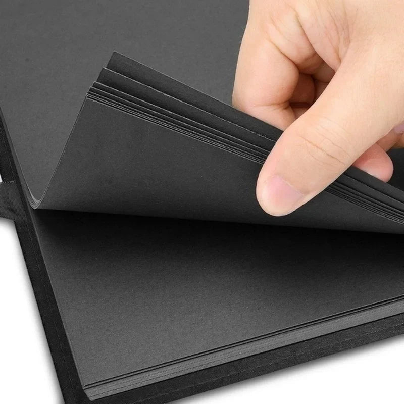 DIY Scrapbook Photo Album – 30-Page Black Card Memory Book