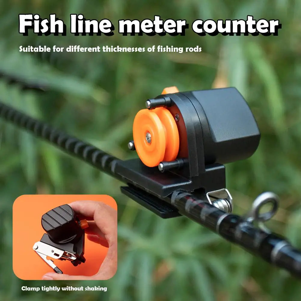 Digital Fishing Line Counter 0-999m – Clip-On Depth Meter