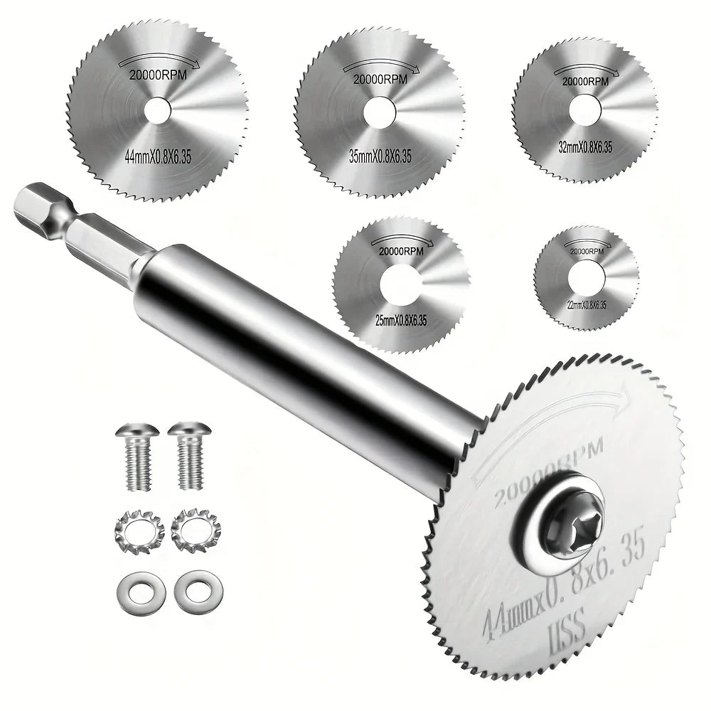Speed Steel Cutting Wheel 1 4 Hex Shank Thin Blade Rotary Saw 5