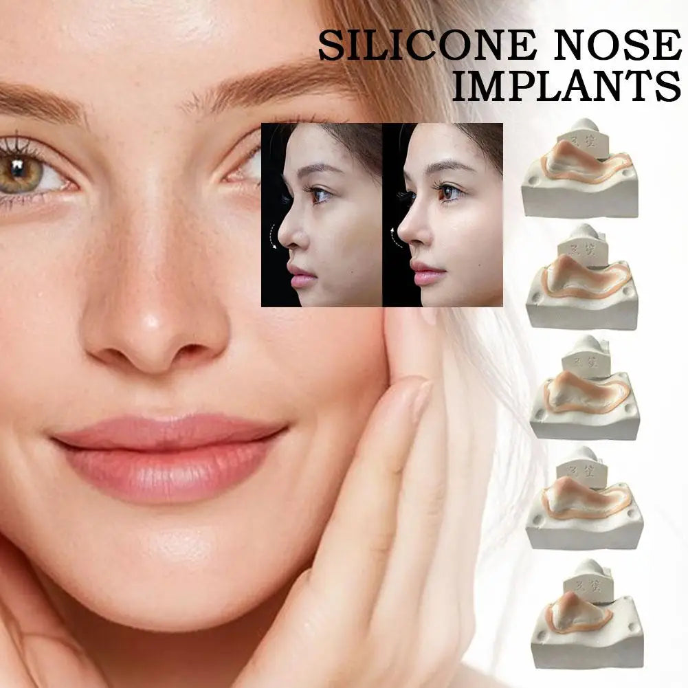 Realistic Silicone Fake Nose Chin Prosthetic Reusable Skin-Friendly3D